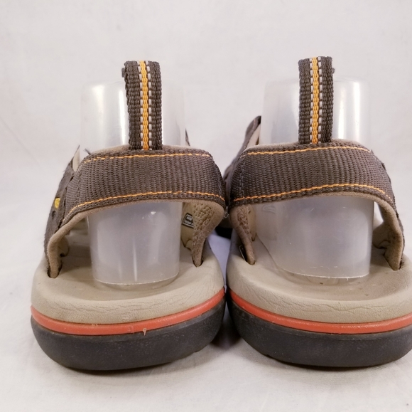 KEEN WATERPROOF MAN OUTDOOR SANDALS CLOSE TOE BROWN SIZE US 10 EUR 43 - Picture 3 of 9